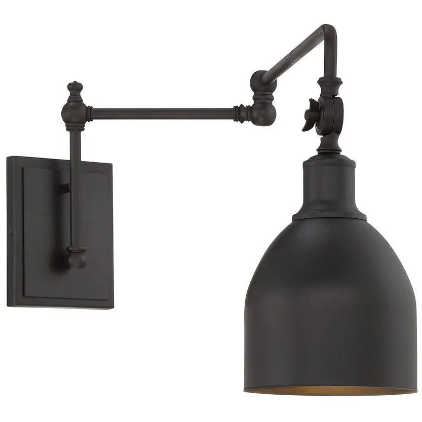 1-Light Adjustable Wall Sconce