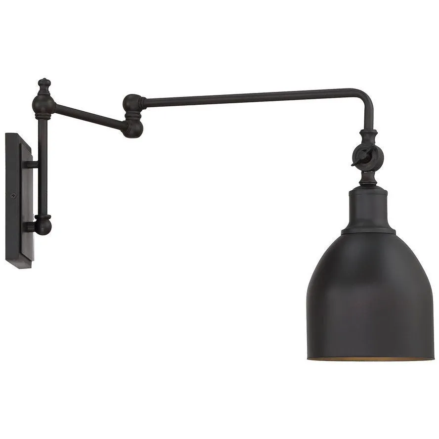 1-Light Adjustable Wall Sconce