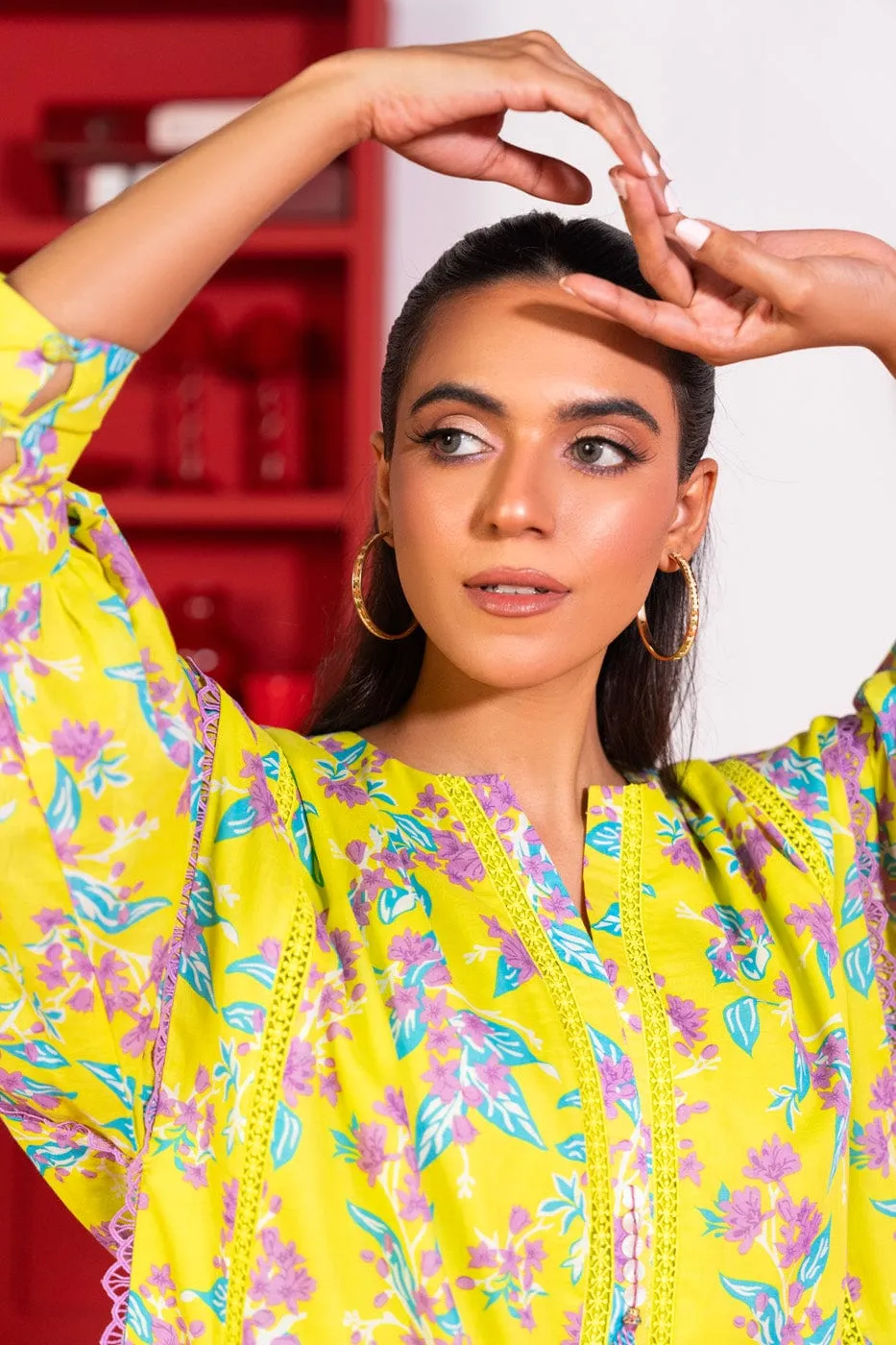 1 Pc Printed Lawn Shirt