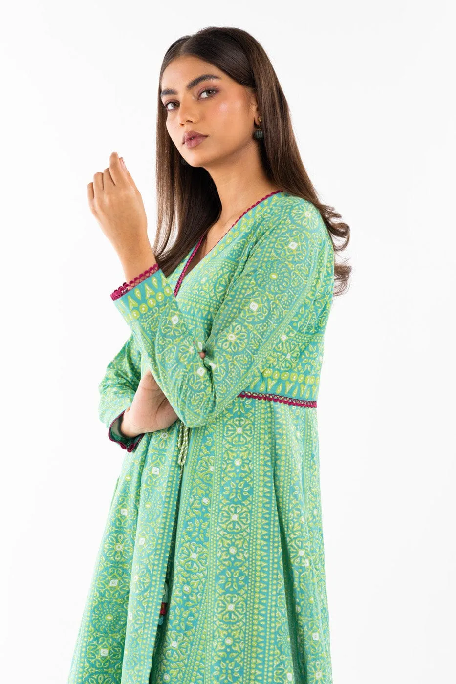1 Pc Printed Lawn Shirt