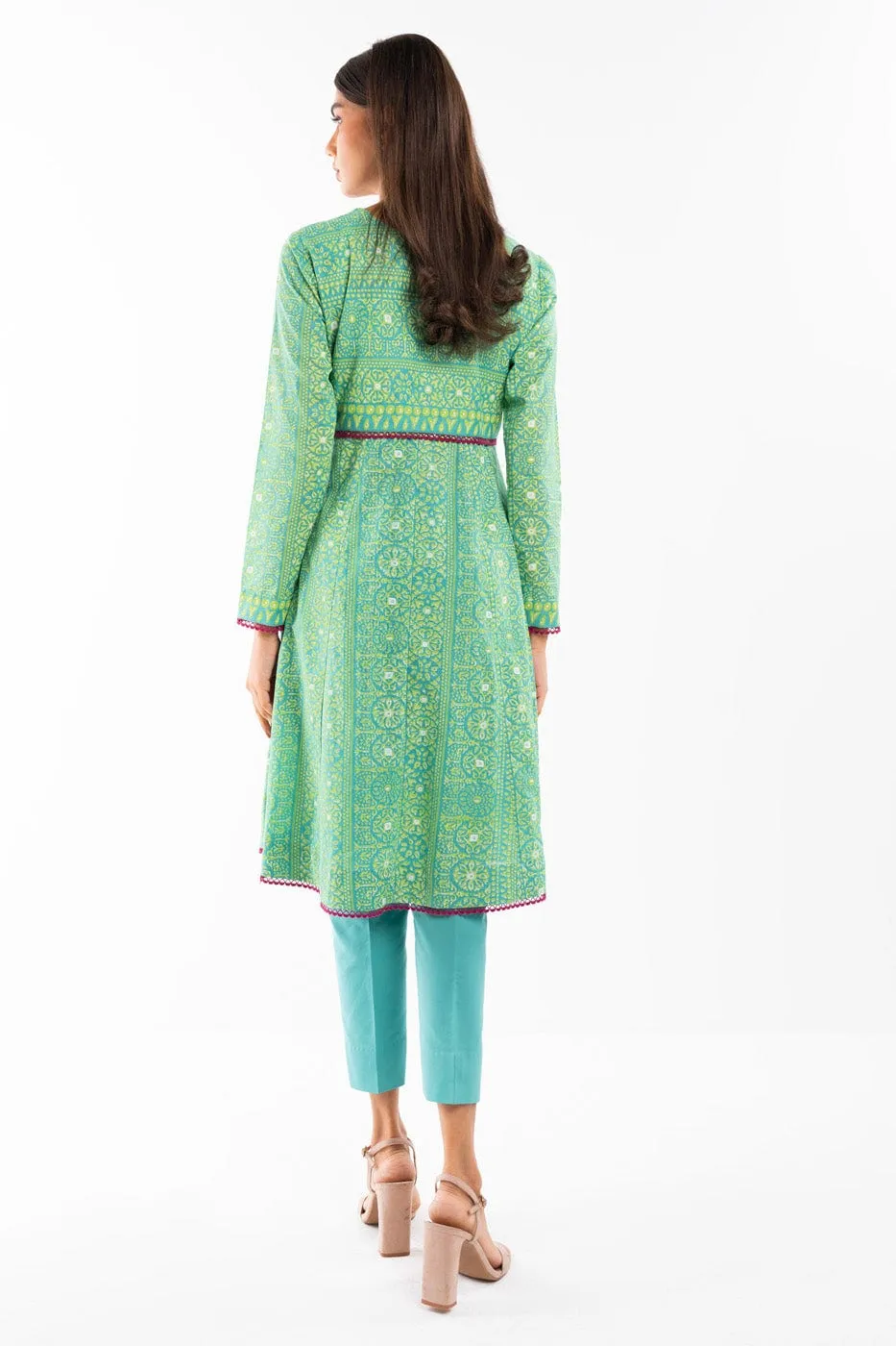 1 Pc Printed Lawn Shirt