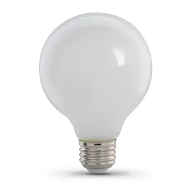 12W (100W Replacement) Soft White (2700K) E26 Base G25 Frost Filament LED Bulb (3-Pack)