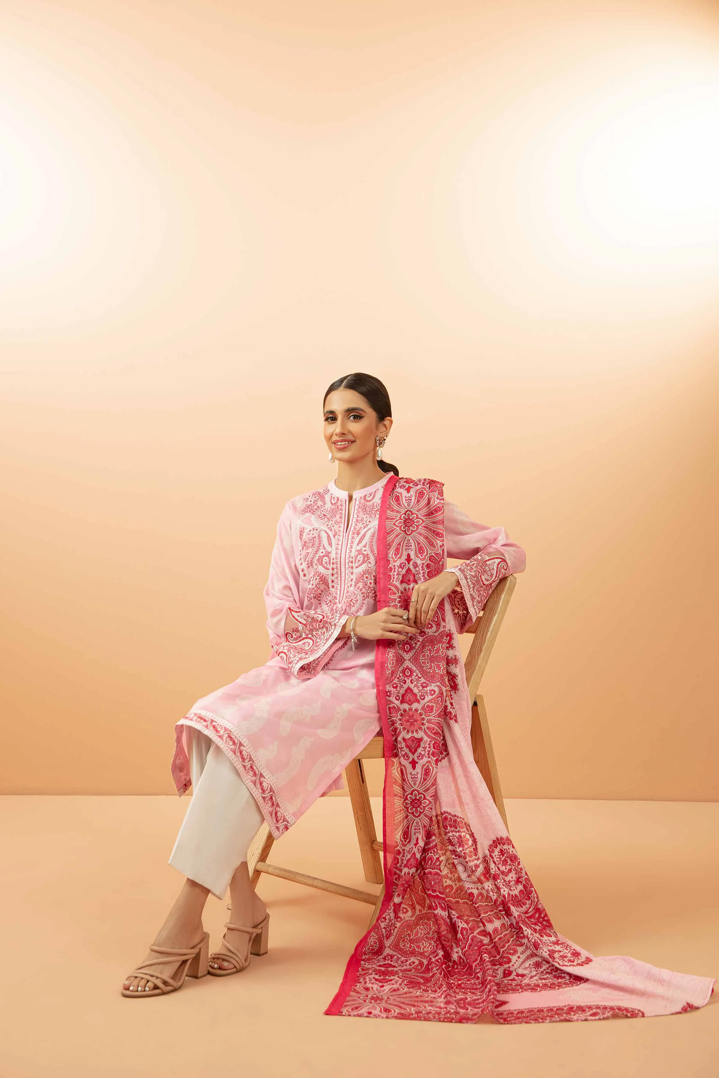2 Piece - Embroidered Suit - PDS23-06