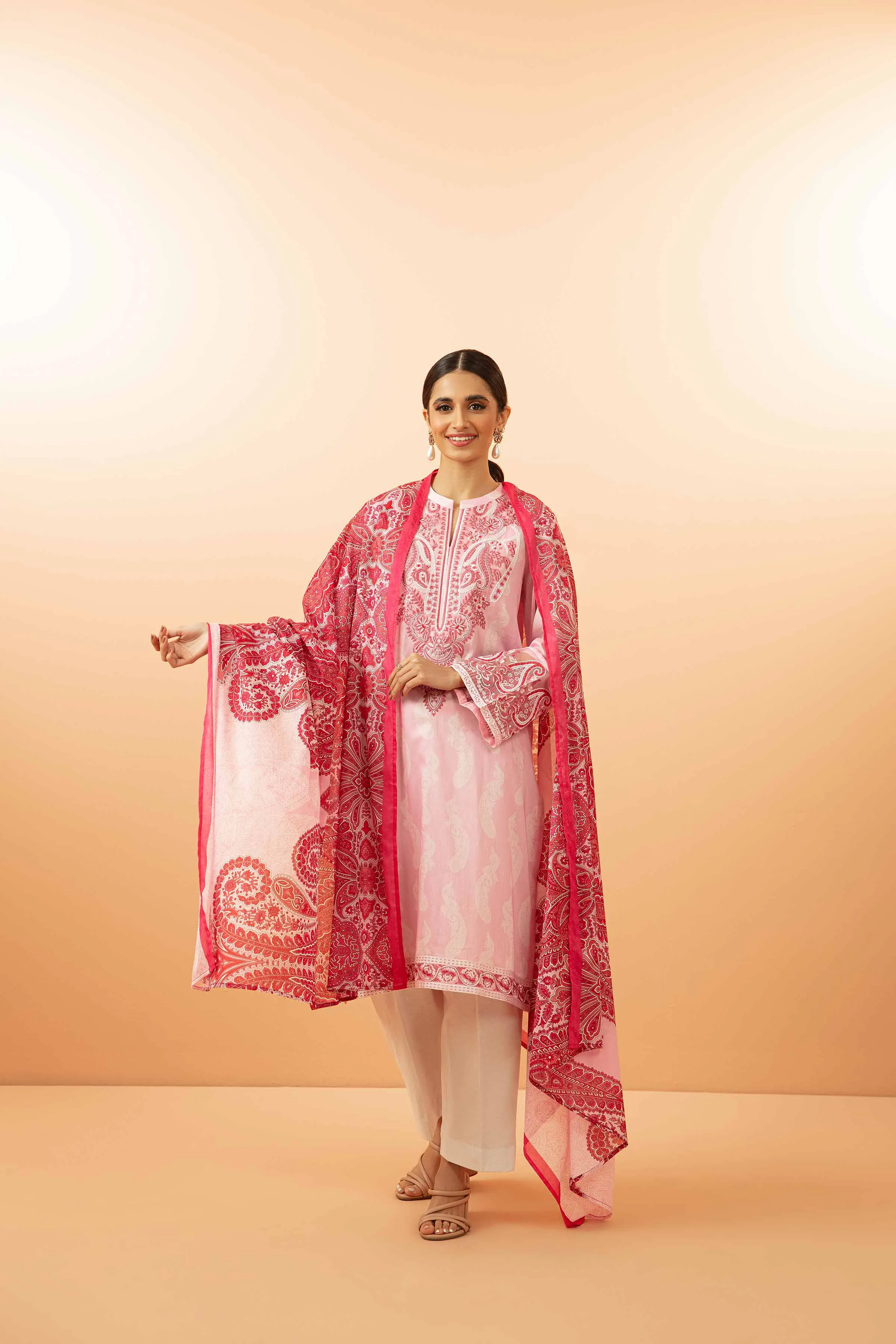 2 Piece - Embroidered Suit - PDS23-06