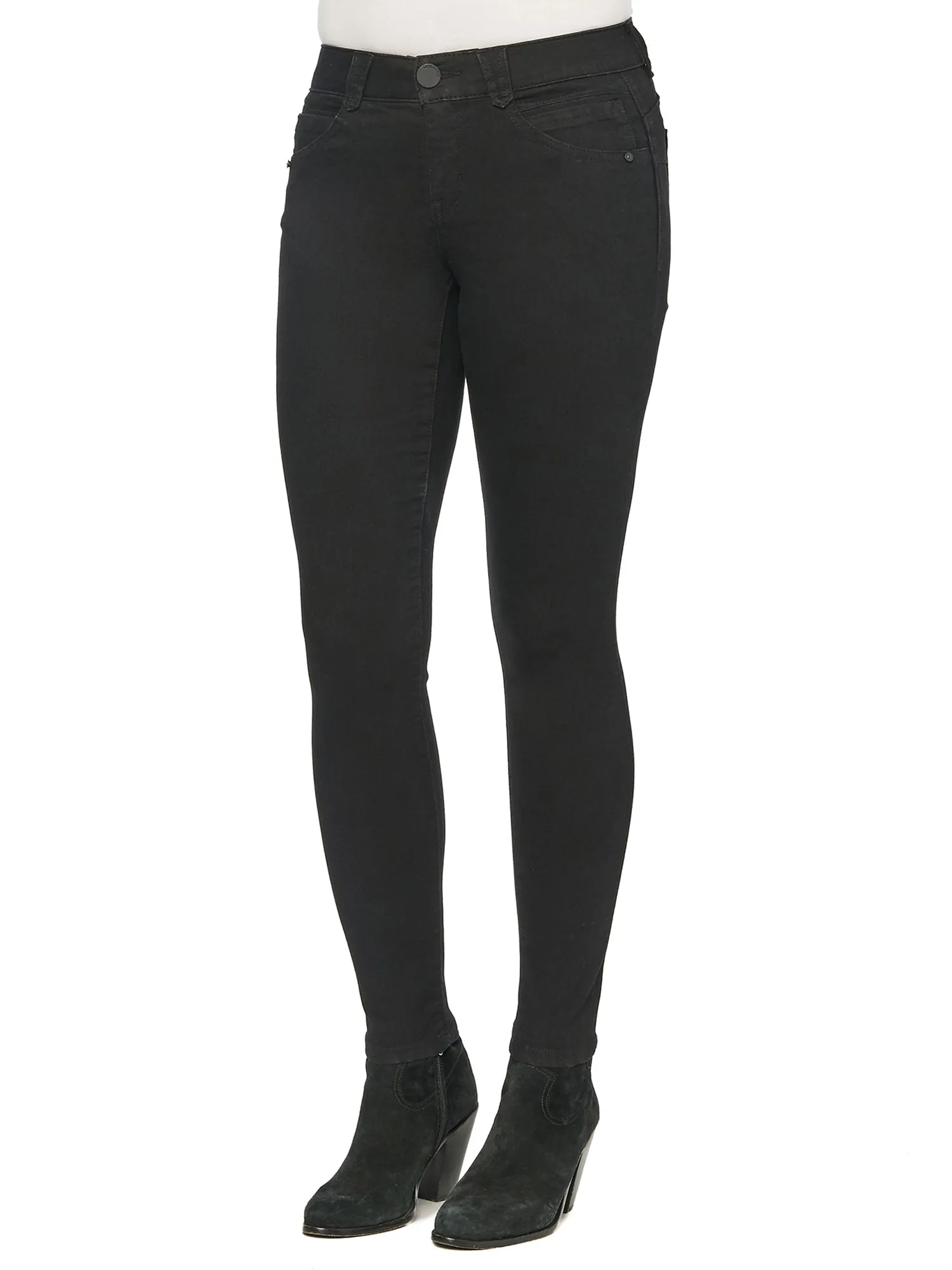 32" "Ab"solution® Booty Lift Long Jeans Black Jegging