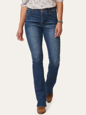 34" "Ab"solution® Blue Skyrise Itty Bitty Longer Bootcut Jean