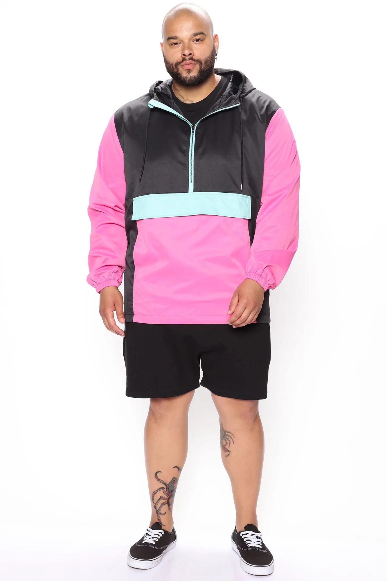 80s Vibe Casual Jacket - Black/combo