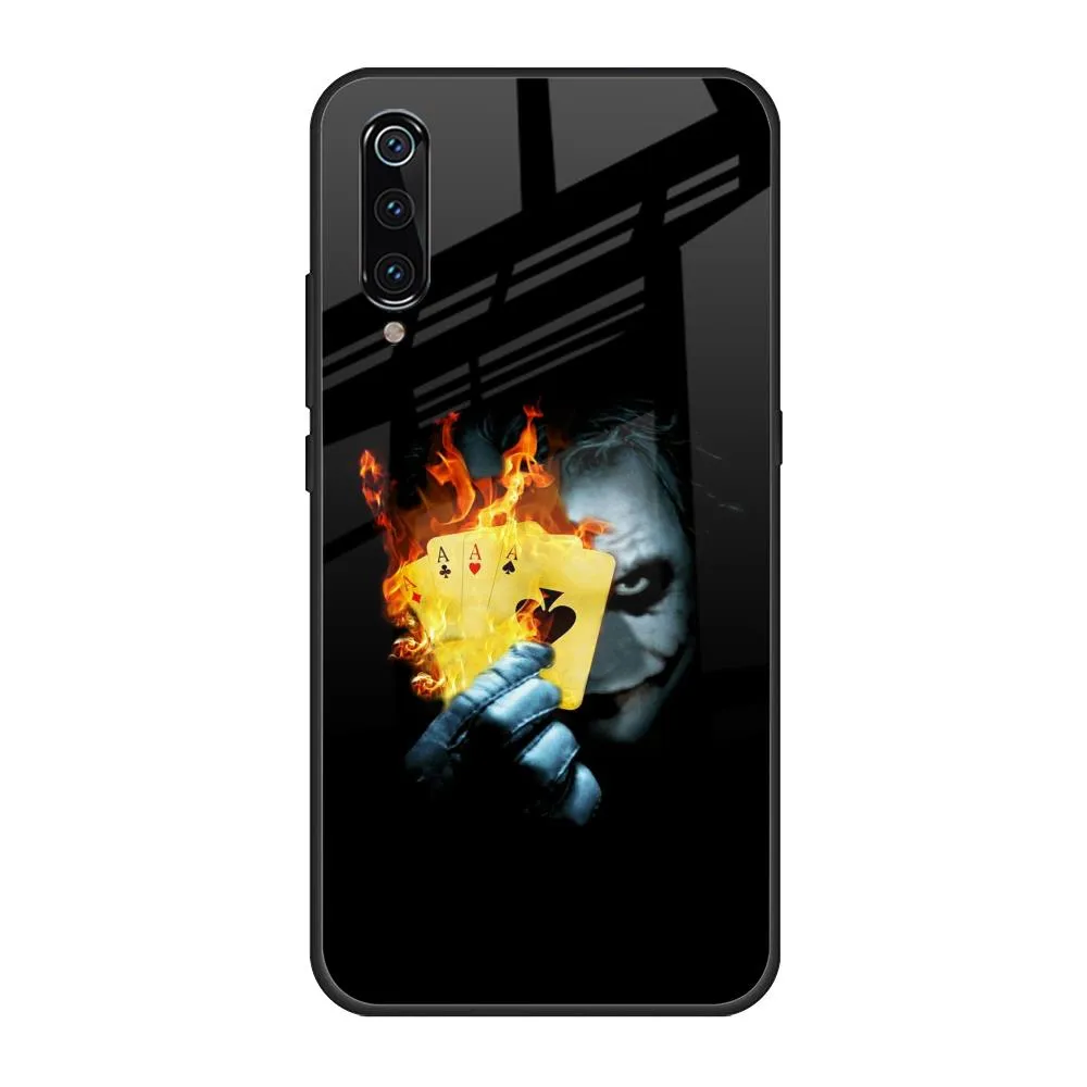 AAA Joker Glass Case for Xiaomi Mi A3