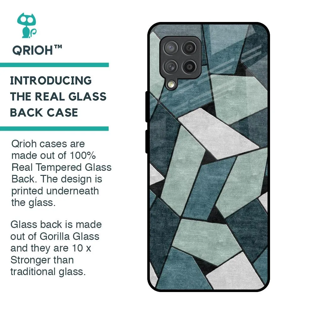 Abstact Tiles Glass Case for Samsung Galaxy M42