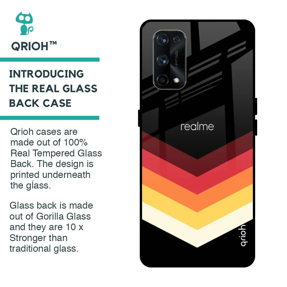 Abstract Arrow Pattern Glass Case For Realme X7