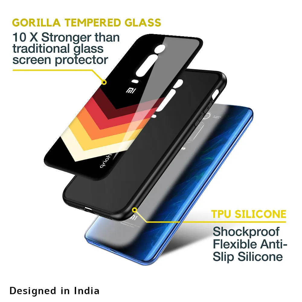 Abstract Arrow Pattern Glass Case For Redmi Note 11T 5G