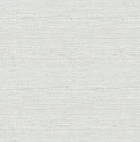 Agave Light Blue Faux Grasscloth Wallpaper