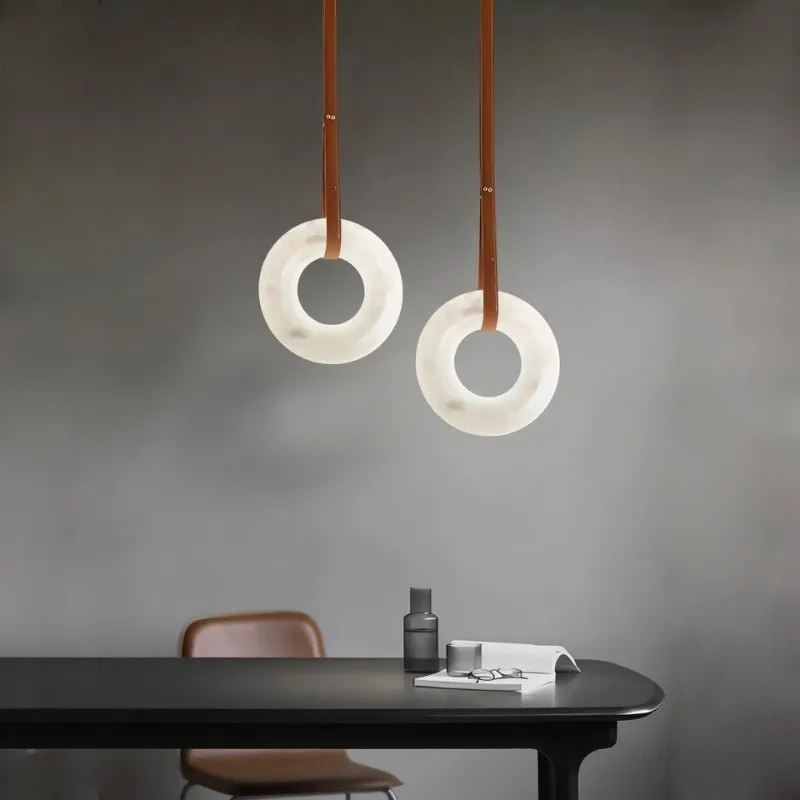Aktis Alabaster Pendant Light