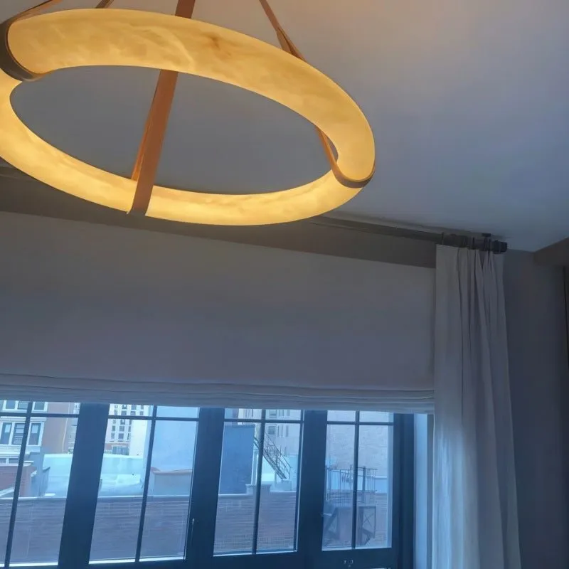 Aktis Alabaster Pendant Light