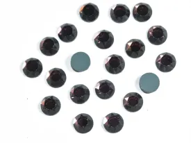 Amethyst Purple Circular Glass Stones- 10 mm