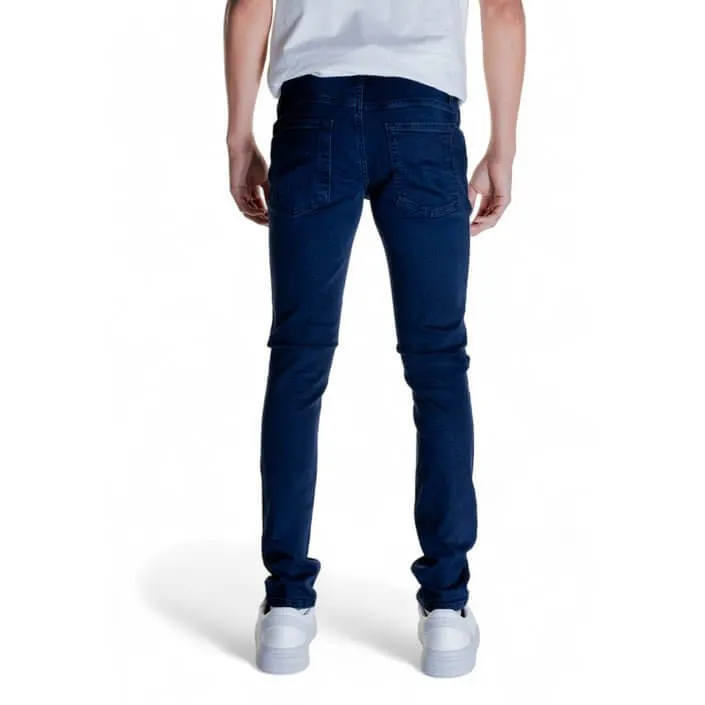 Antony Morato Miesten Sininen Slim Fit Denim-Farkut Syksy/Talvi