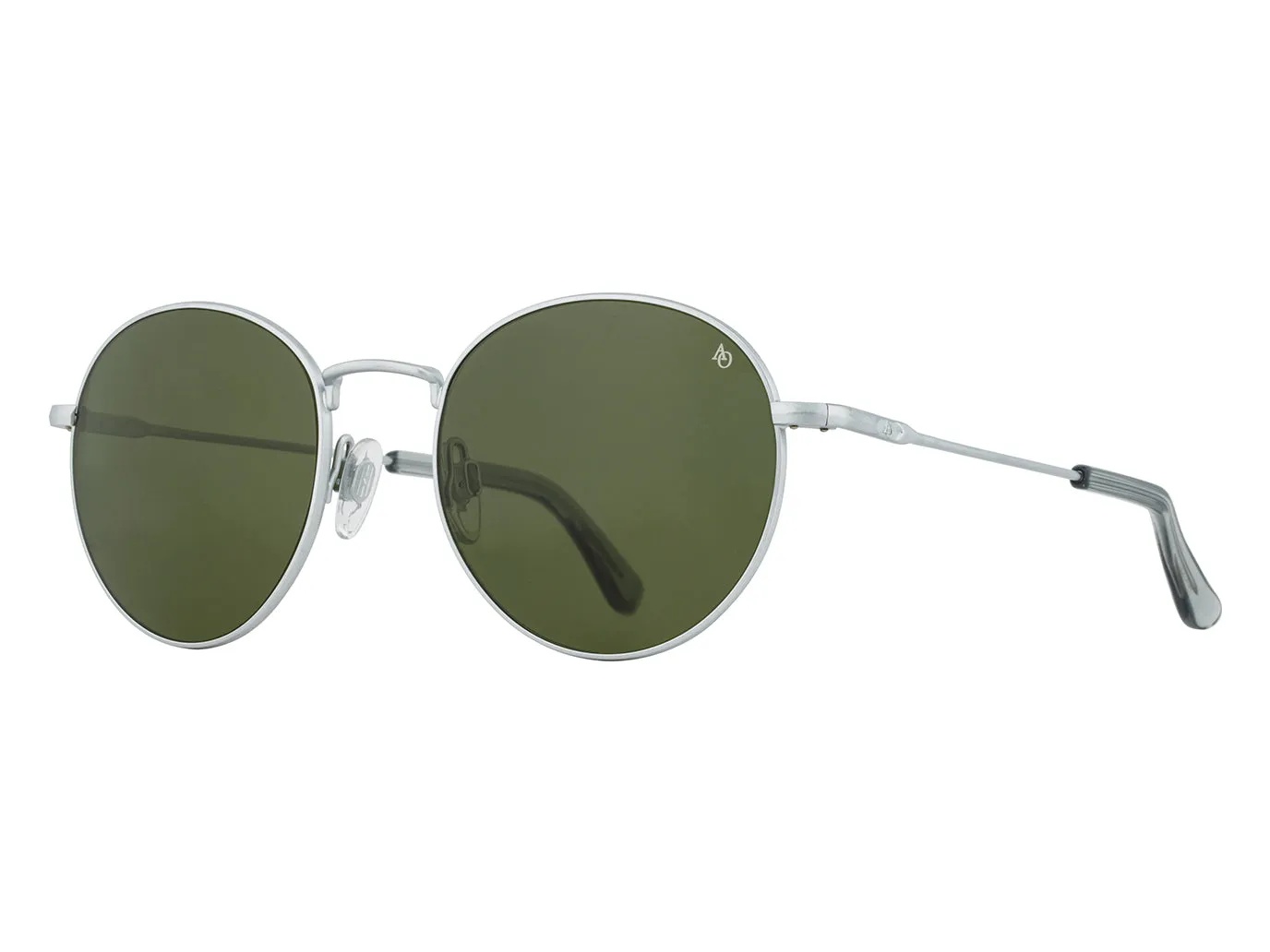 AO-1002 Matte Silver Green Nylon Lens