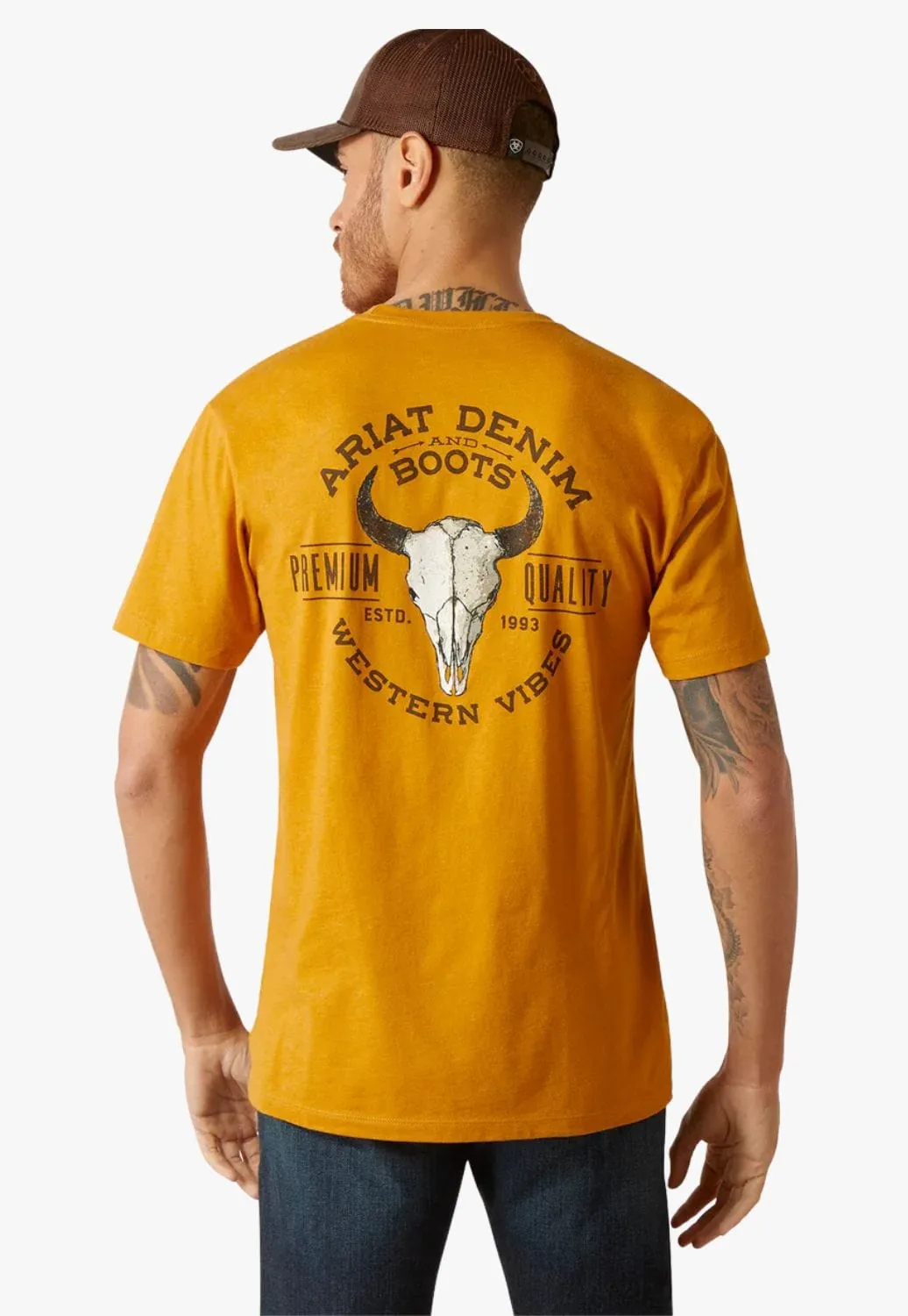 Ariat Mens Bison Skull T-Shirt