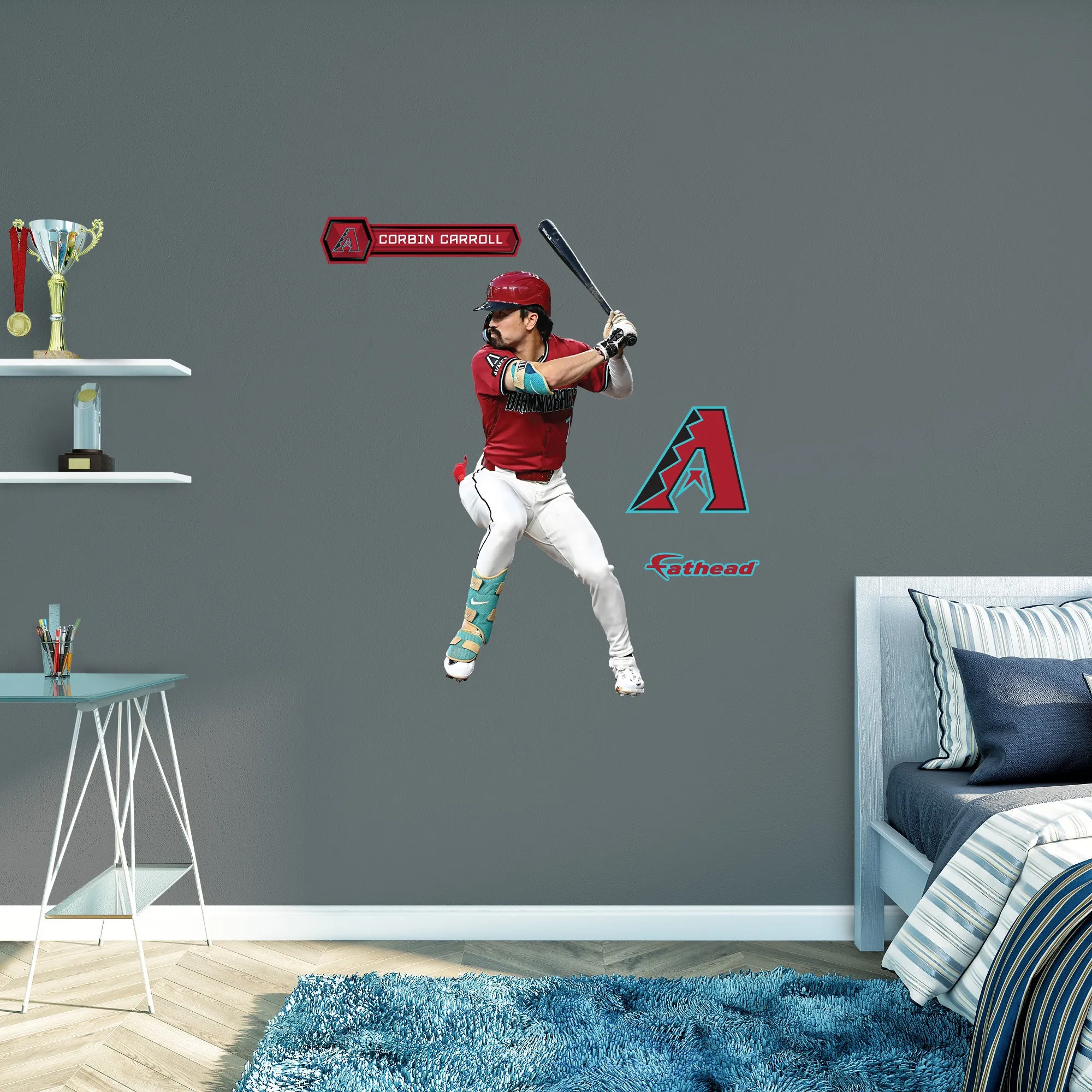 Arizona Diamondbacks: Corbin Carroll         - Officially Licensed MLB Removable     Adhesive Decal
