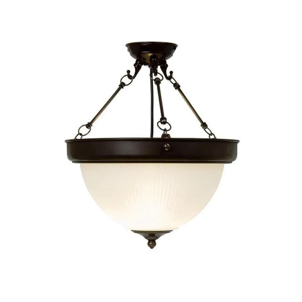 Art Deco Prismatic Dome Ceiling Light Kansa  DOME6356