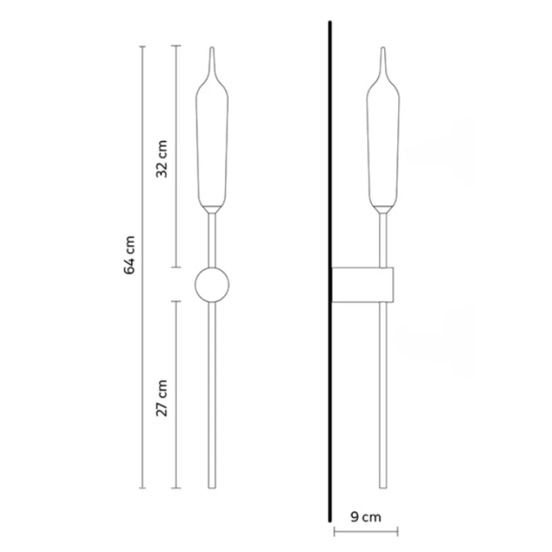 Art Series | Modern Reed Wall Light