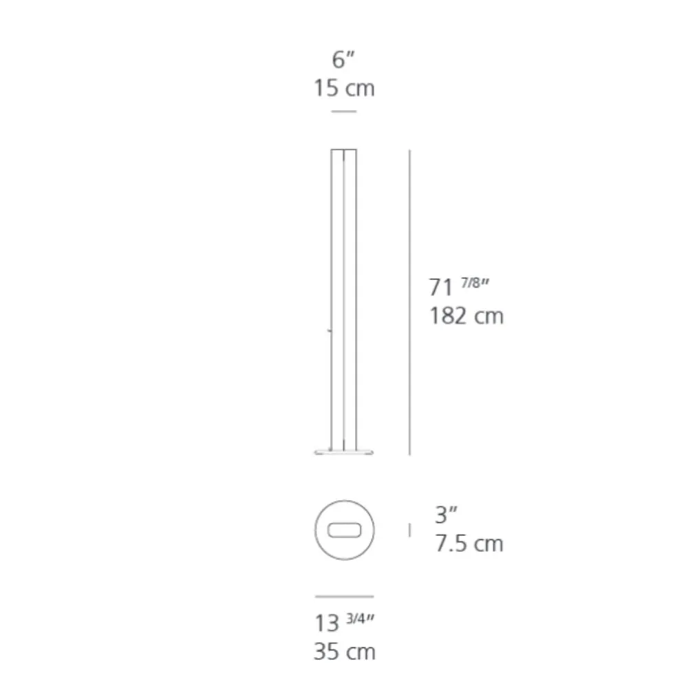 Artemide Megaron floor lamp LED