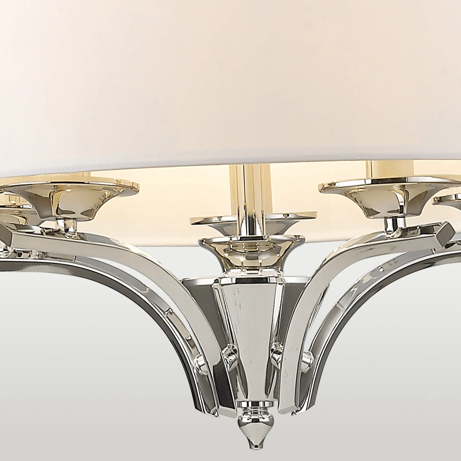 ATLANTA hanging shade light Nickel finish