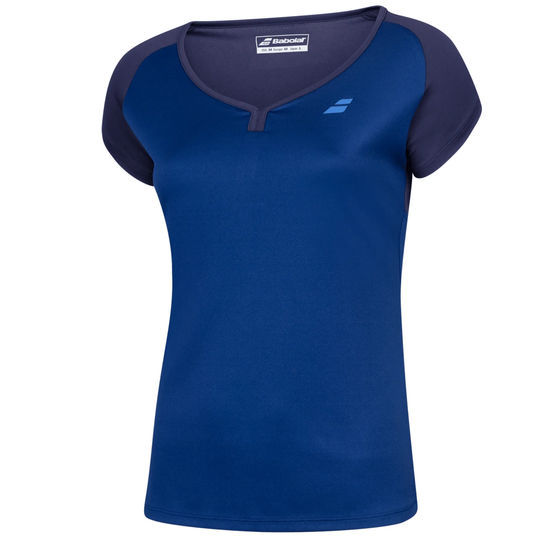 Babolat Play Cap Sleeve Girls Top - Estate Blue