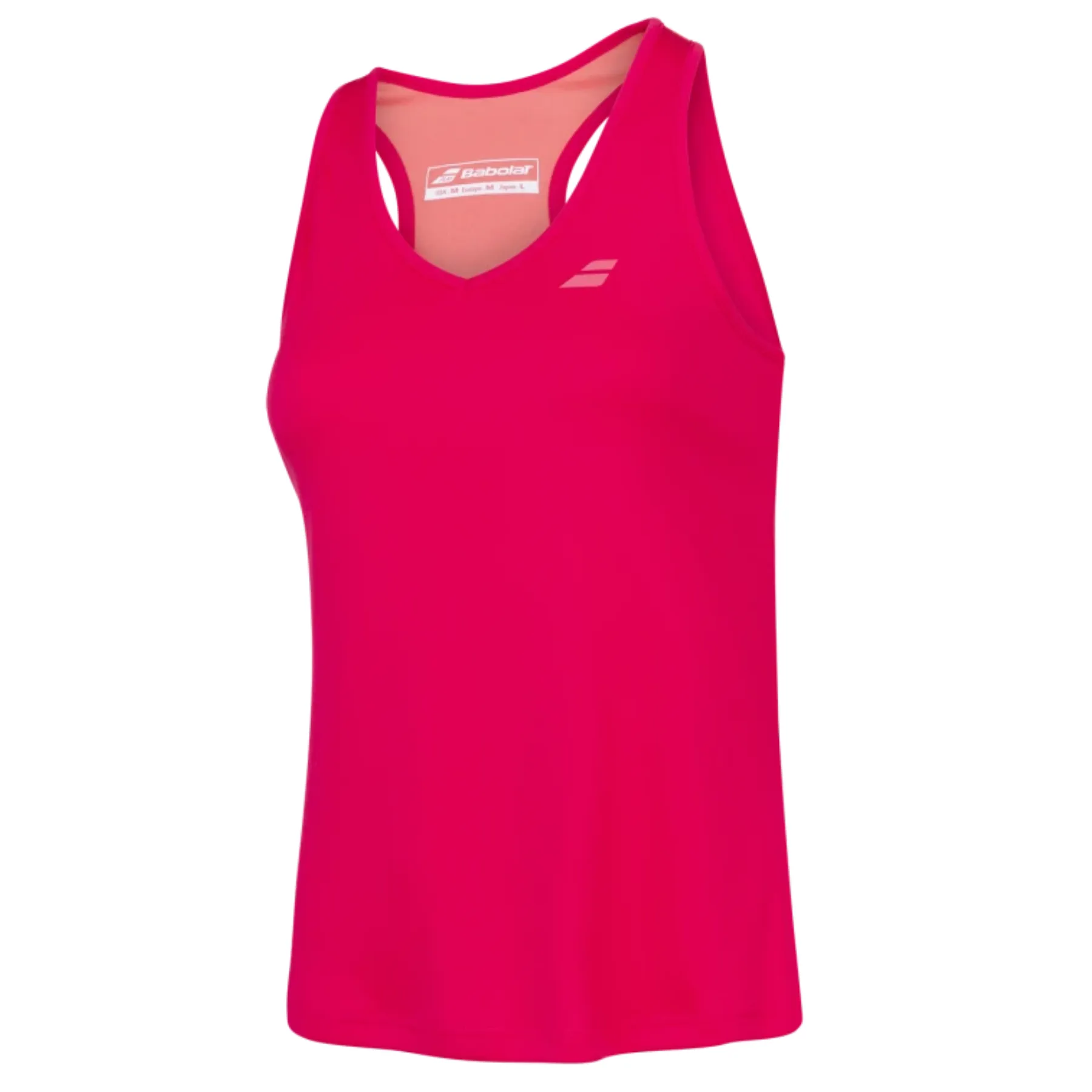 Babolat Play Tank Girls Top - Red Rose
