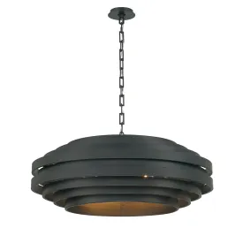 Belmont 8 Light Pendant - Black