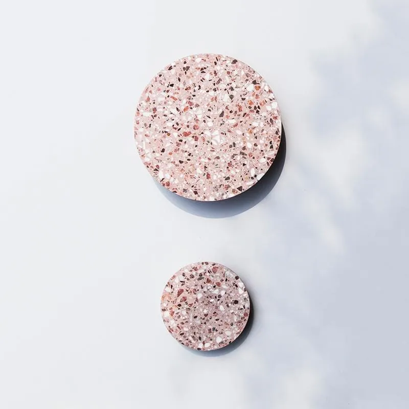BENTU O2 Terrazzo Stone Circle Wall Light