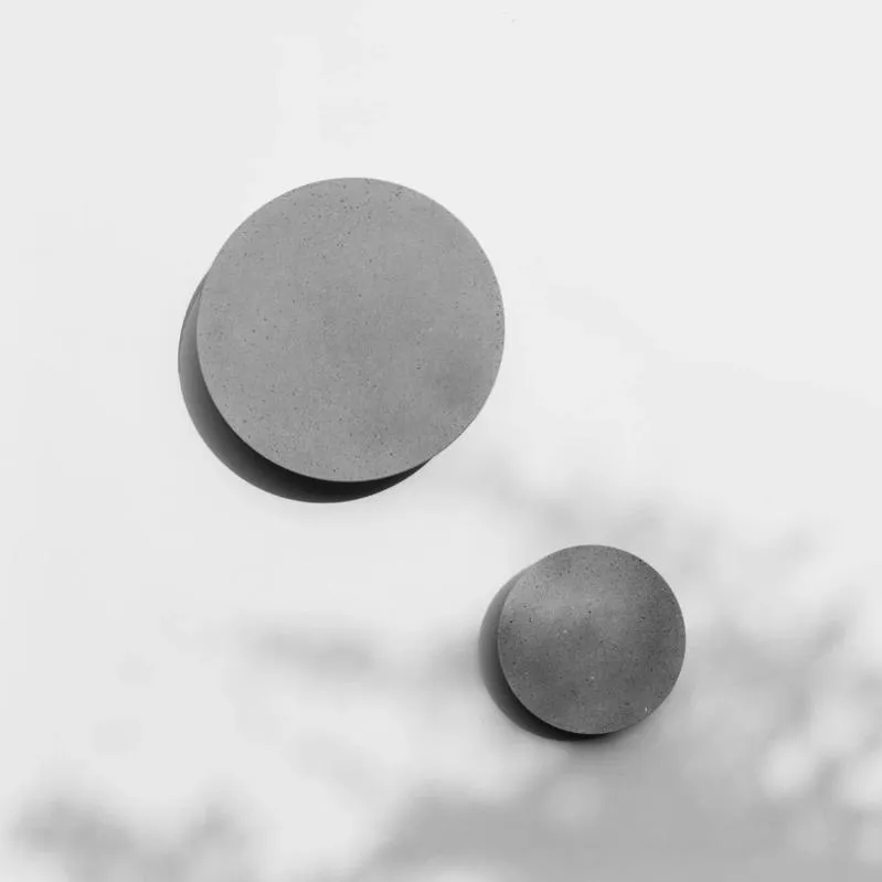 BENTU O2 Terrazzo Stone Circle Wall Light