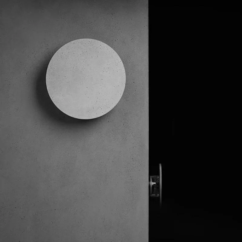 BENTU O2 Terrazzo Stone Circle Wall Light