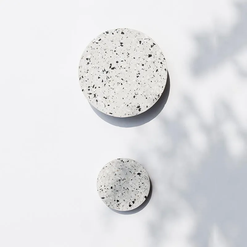 BENTU O2 Terrazzo Stone Circle Wall Light