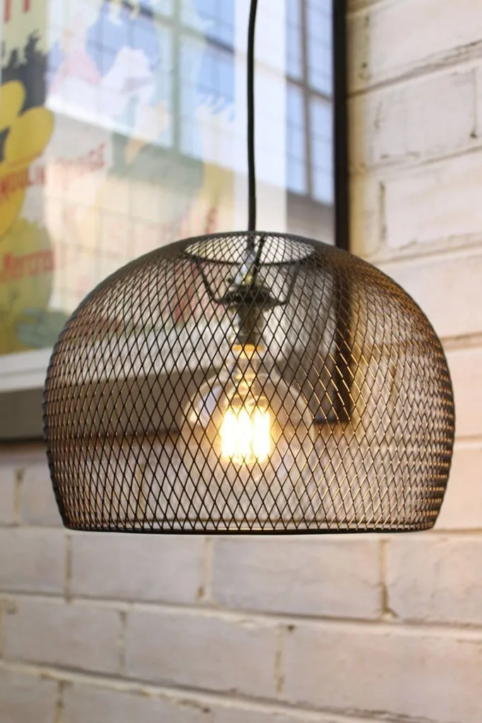 Black Basket Shade