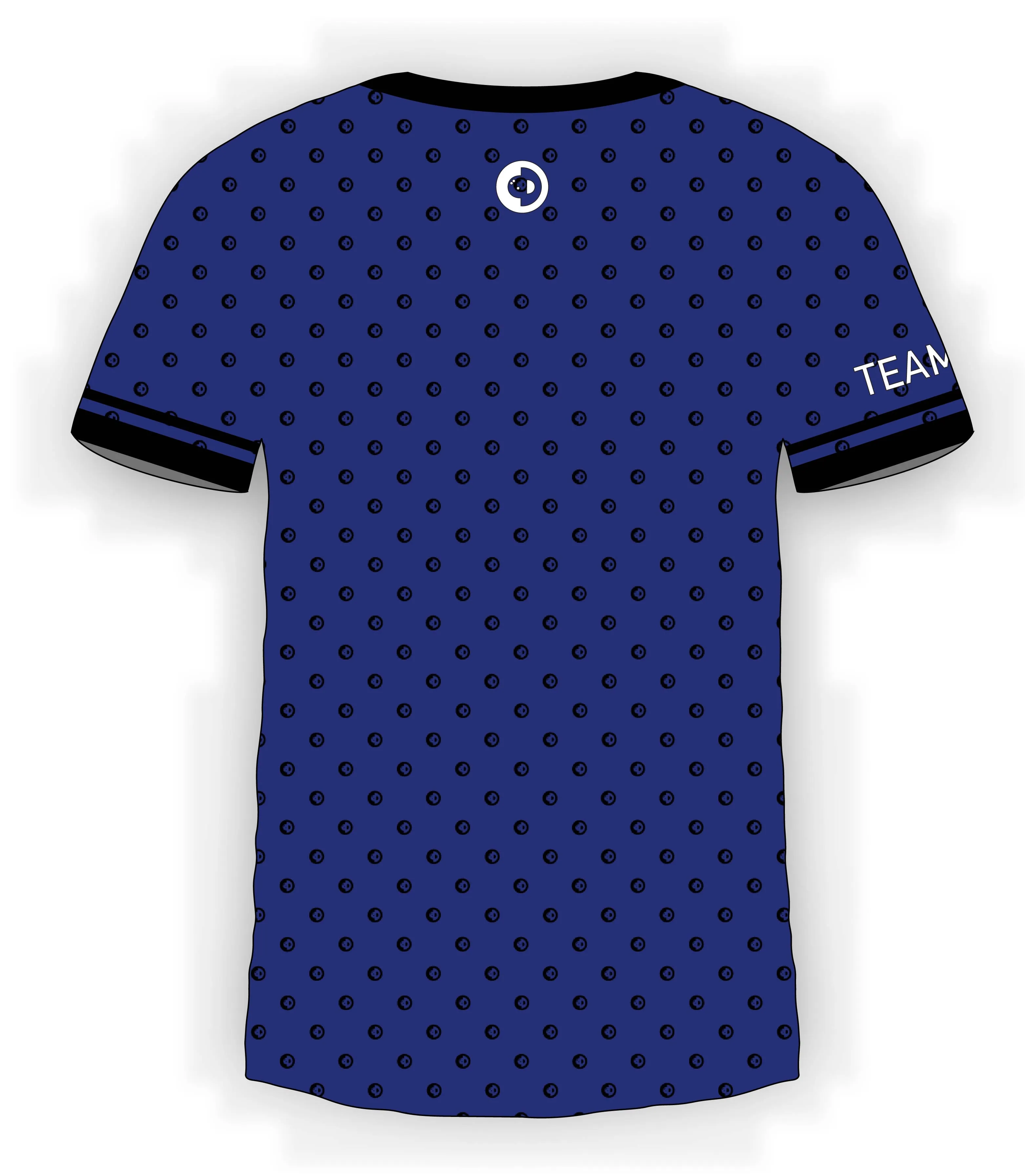 Black CTDots on Blue Jersey
