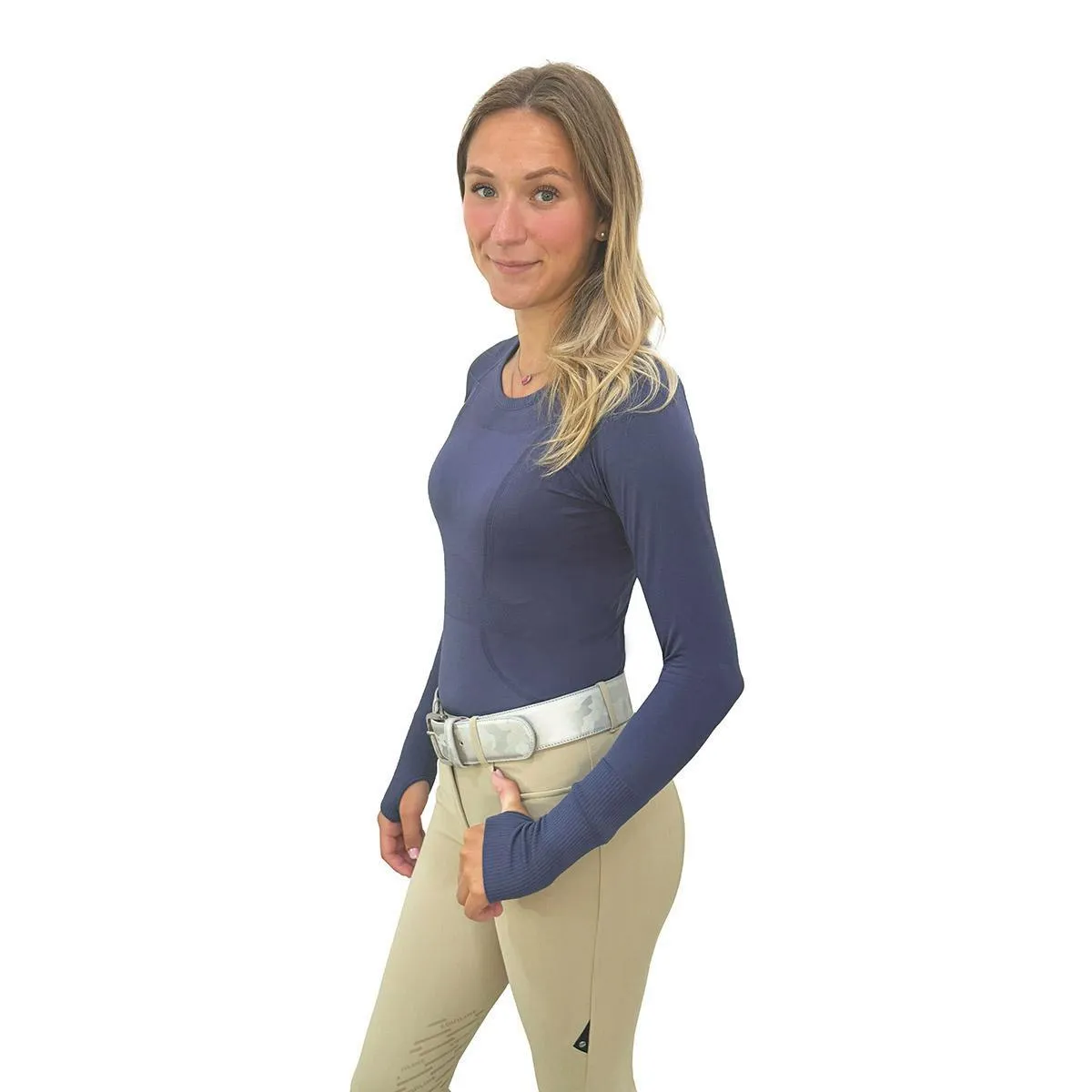 Black Stallion Designs Women's Long Sleeve Tech Top