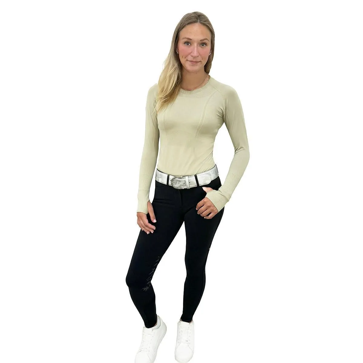 Black Stallion Designs Women's Long Sleeve Tech Top