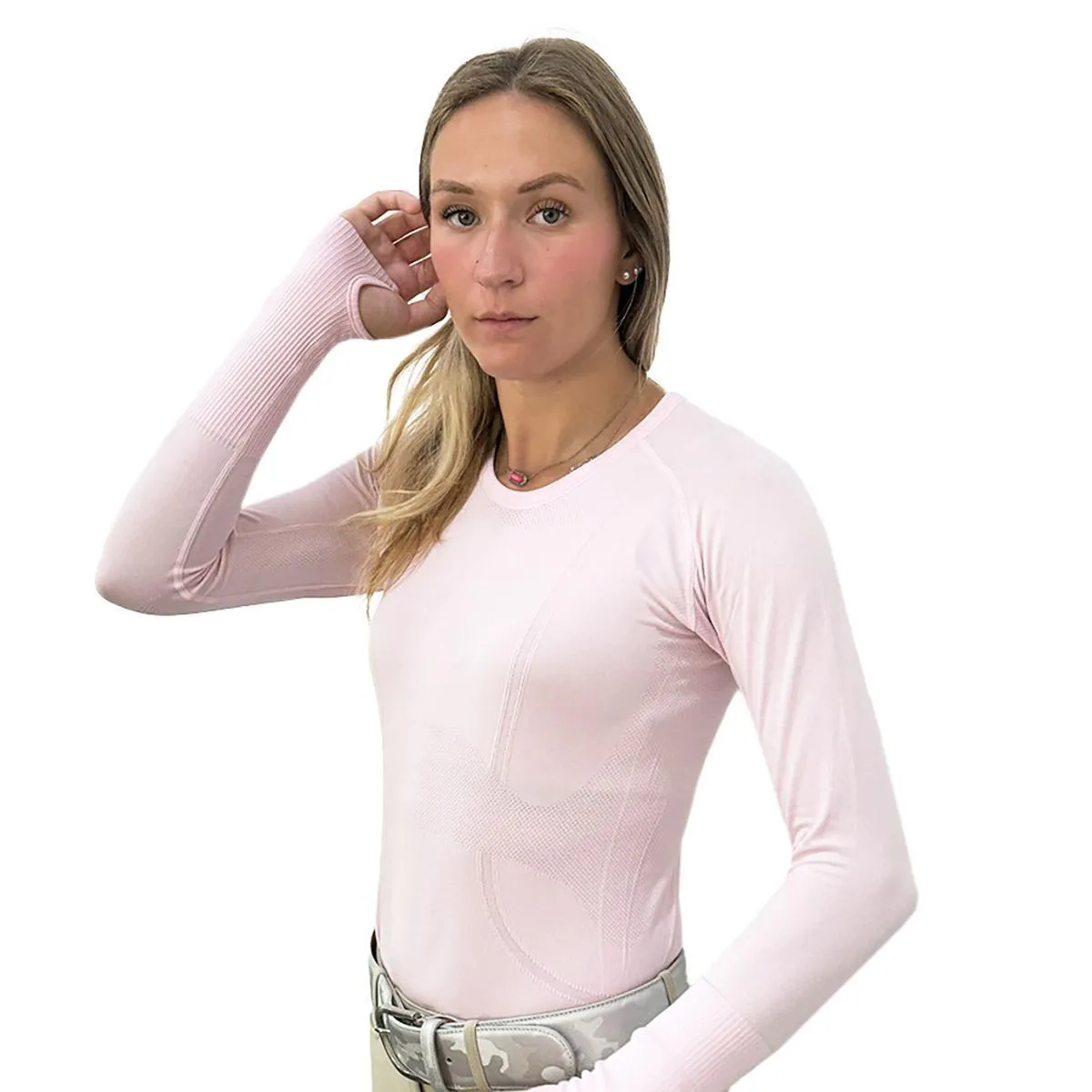Black Stallion Designs Women's Long Sleeve Tech Top
