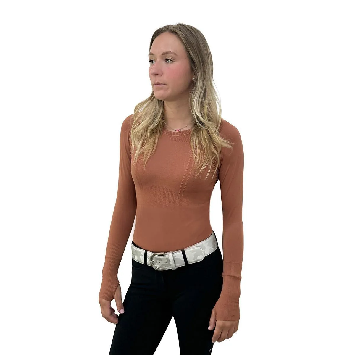 Black Stallion Designs Women's Long Sleeve Tech Top