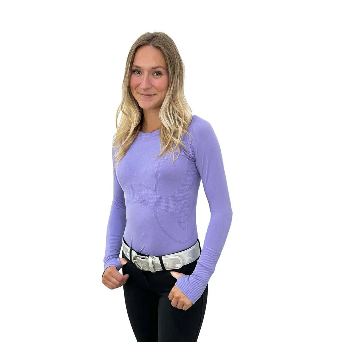 Black Stallion Designs Women's Long Sleeve Tech Top