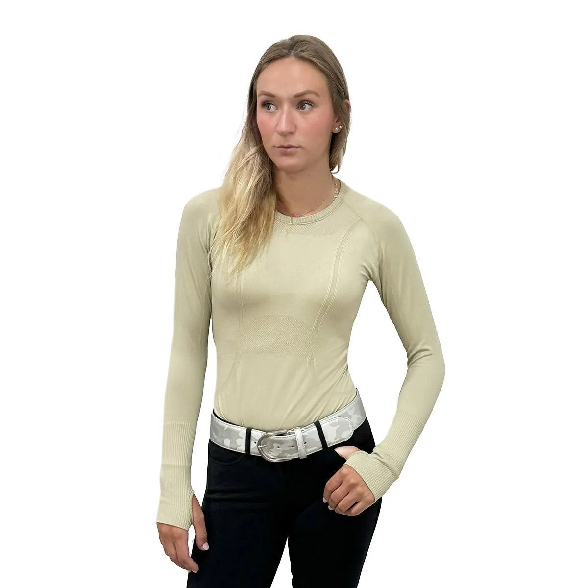 Black Stallion Designs Women's Long Sleeve Tech Top