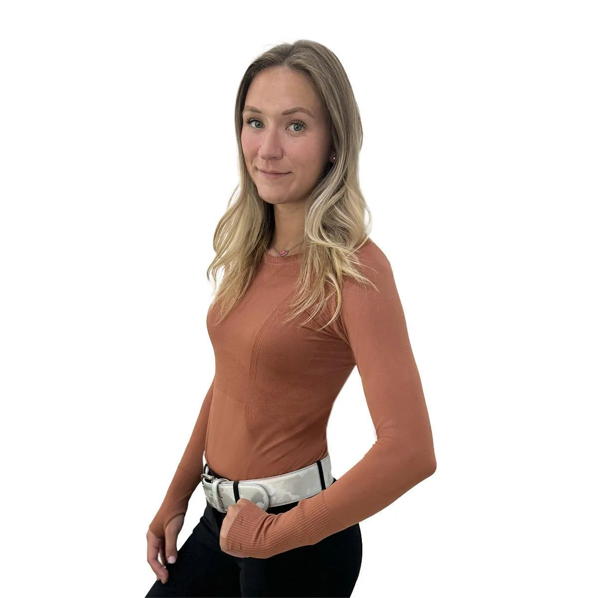 Black Stallion Designs Women's Long Sleeve Tech Top
