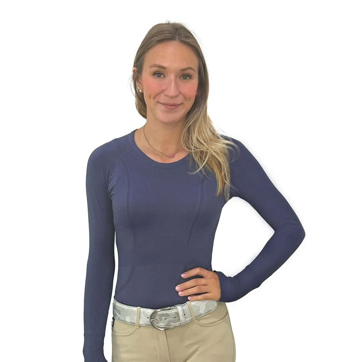 Black Stallion Designs Women's Long Sleeve Tech Top
