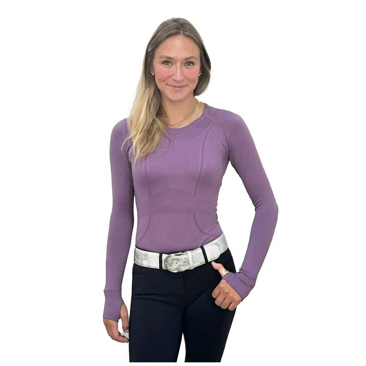 Black Stallion Designs Women's Long Sleeve Tech Top