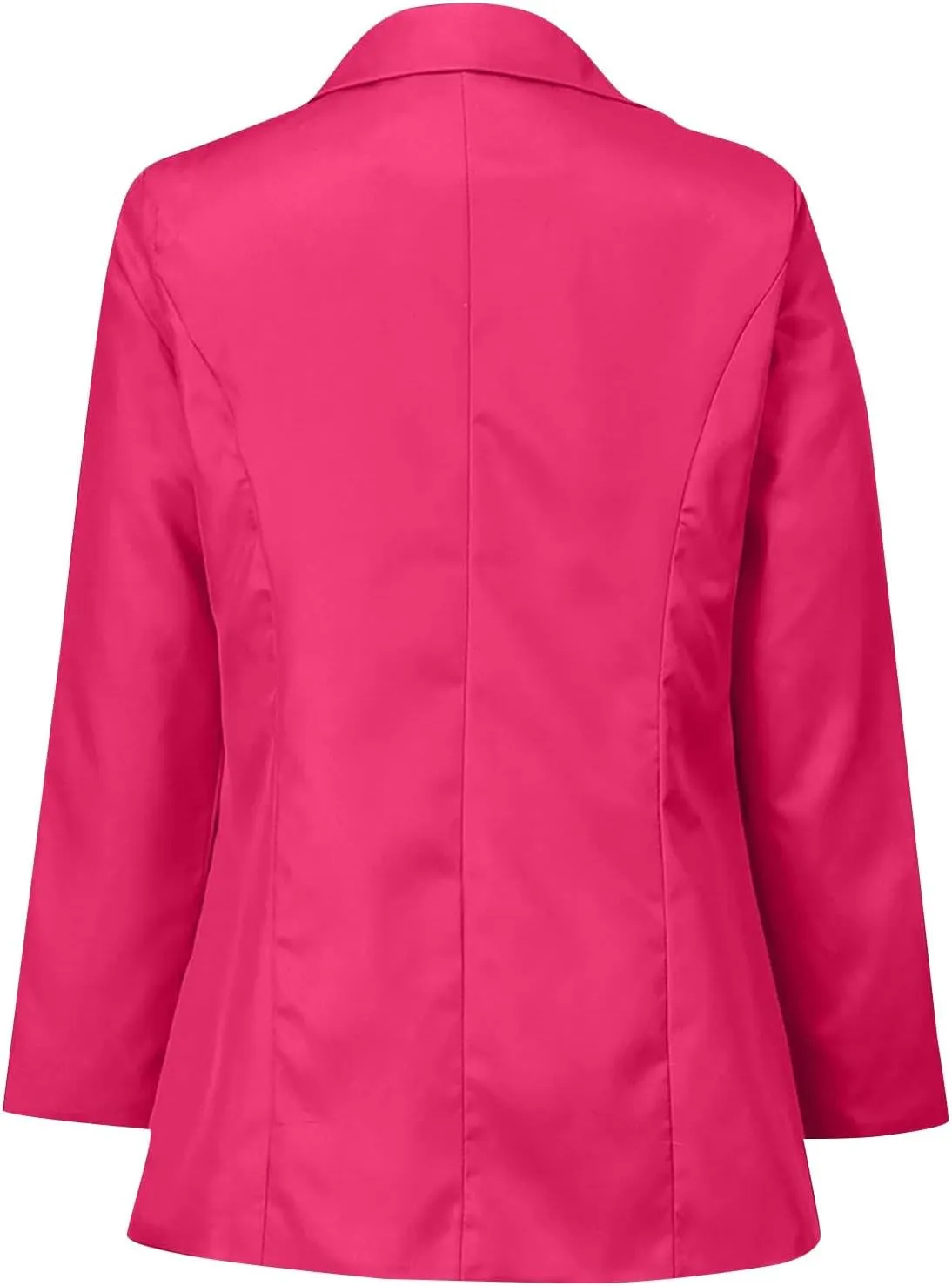Blazers for Women Long Sleeve Button Open Front Blazer Jacket Solid/Hawaii Print Trendy Suite Coat with Pockets