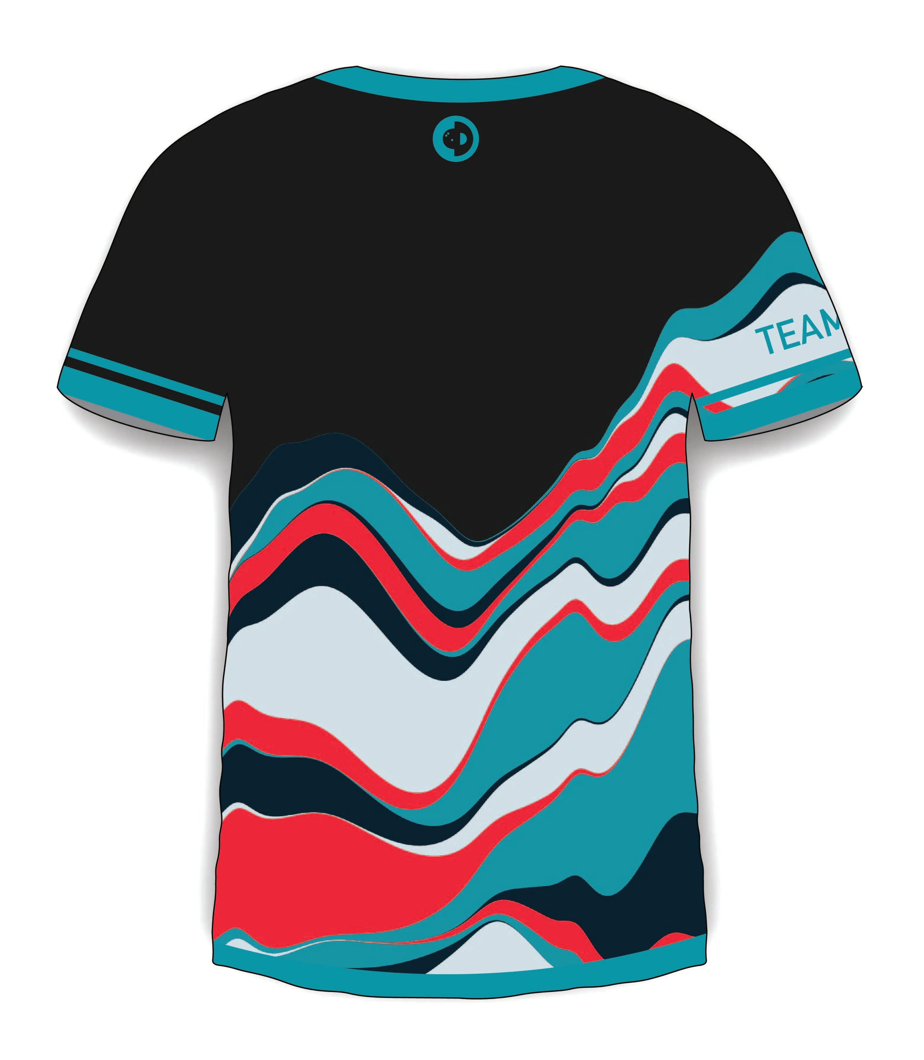 Blue Color Melt Jersey
