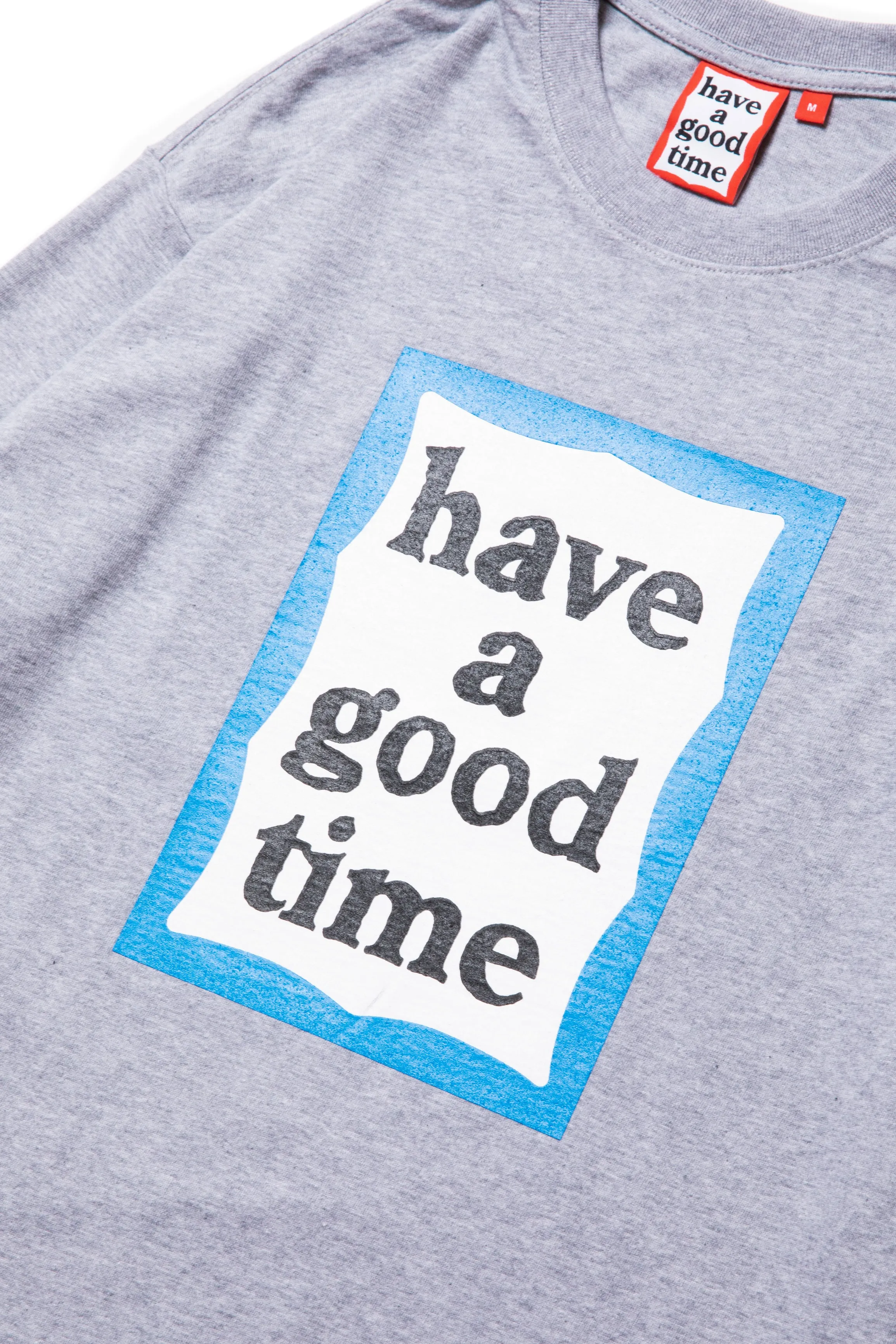 BLUE FRAME L/S TEE HEATHER GRAY