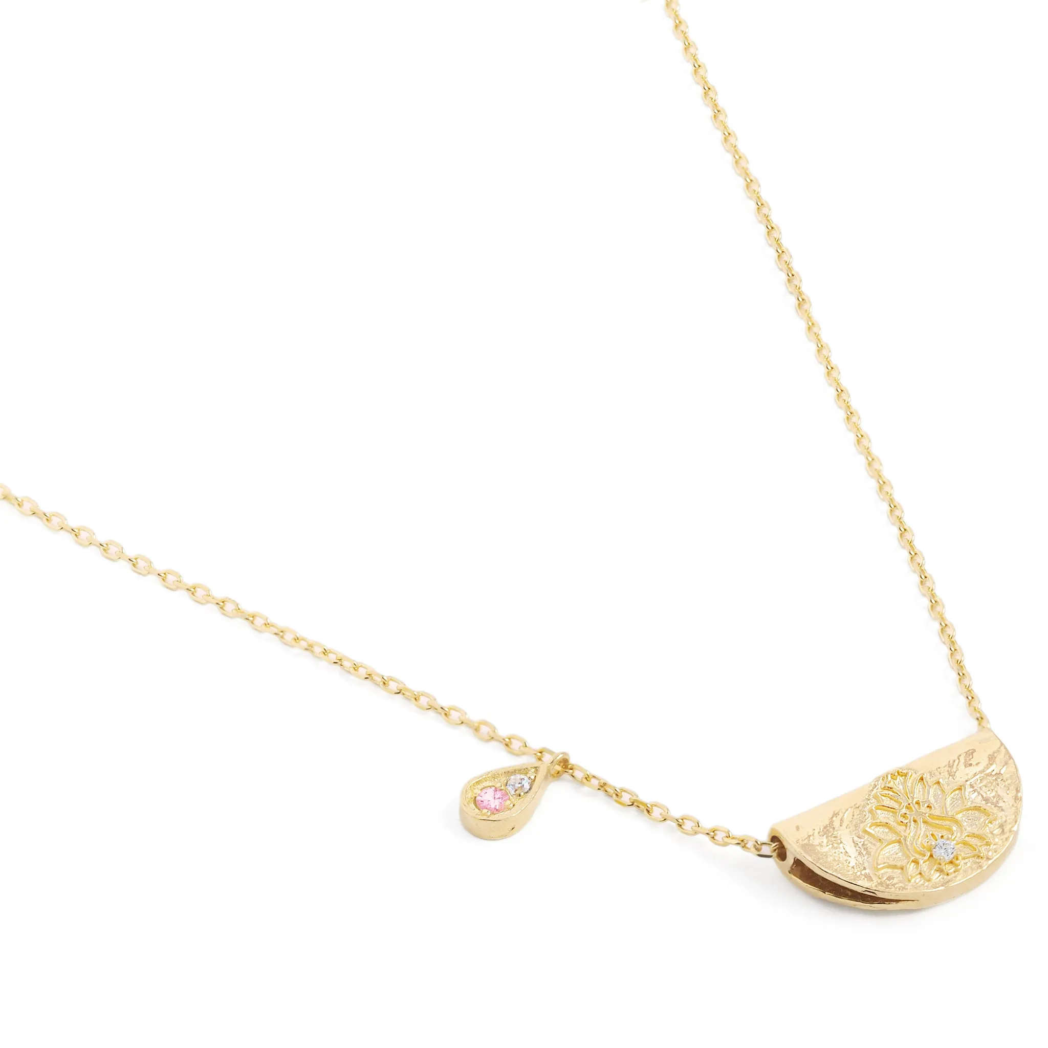 Gold By Charlotte October Birthstone Necklace - Optimized