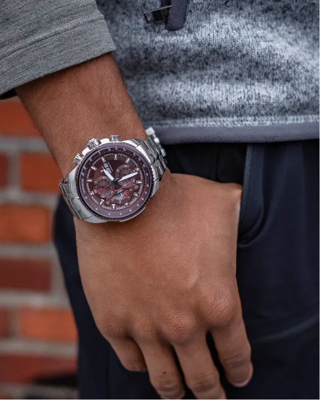 Chronomaster Men's All Stainless Steel Day/Date